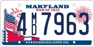 MD license plate 4MD7963
