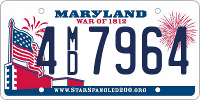 MD license plate 4MD7964