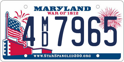 MD license plate 4MD7965