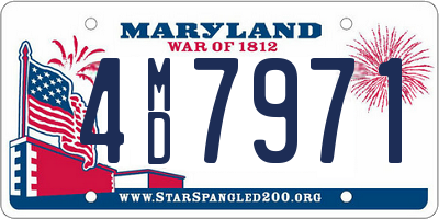 MD license plate 4MD7971