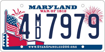 MD license plate 4MD7979
