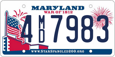 MD license plate 4MD7983