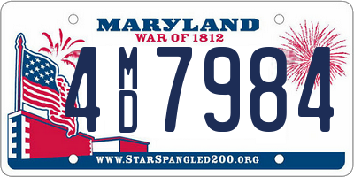 MD license plate 4MD7984