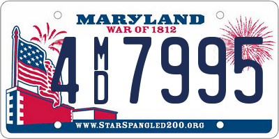 MD license plate 4MD7995