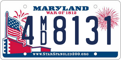 MD license plate 4MD8131