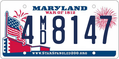 MD license plate 4MD8147