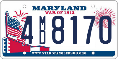 MD license plate 4MD8170