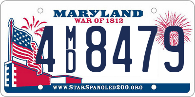 MD license plate 4MD8479