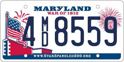 MD license plate 4MD8559