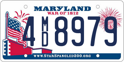 MD license plate 4MD8979