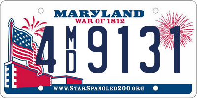 MD license plate 4MD9131