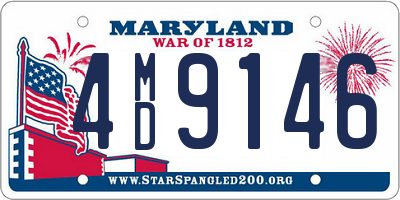 MD license plate 4MD9146