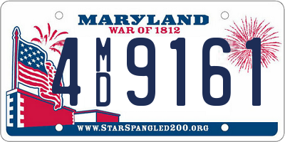 MD license plate 4MD9161