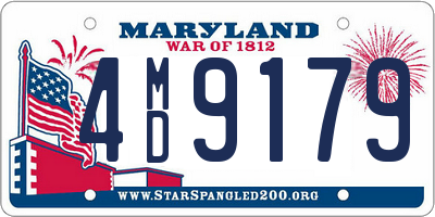 MD license plate 4MD9179