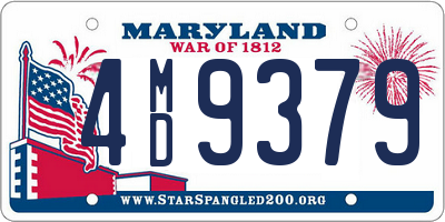 MD license plate 4MD9379