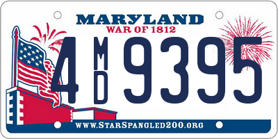 MD license plate 4MD9395