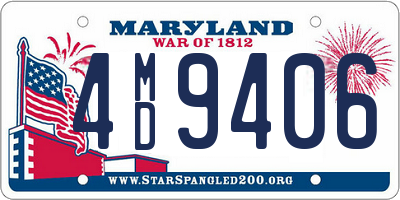 MD license plate 4MD9406