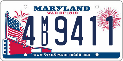 MD license plate 4MD9411