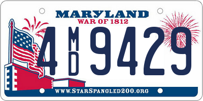 MD license plate 4MD9429