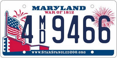 MD license plate 4MD9466