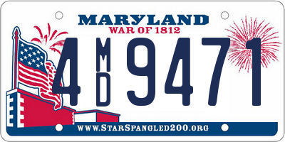 MD license plate 4MD9471