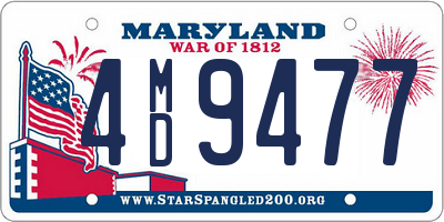 MD license plate 4MD9477