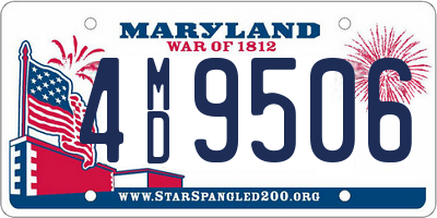 MD license plate 4MD9506