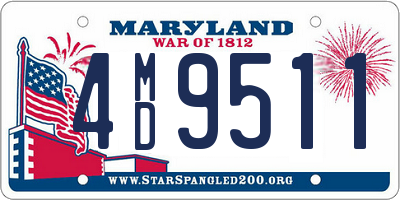 MD license plate 4MD9511