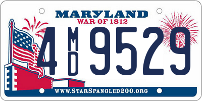 MD license plate 4MD9529