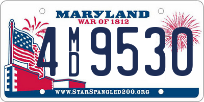 MD license plate 4MD9530