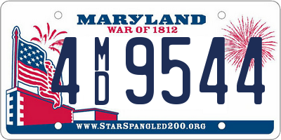 MD license plate 4MD9544