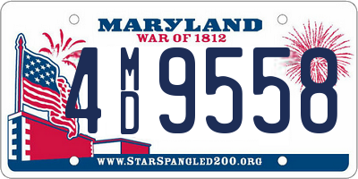 MD license plate 4MD9558