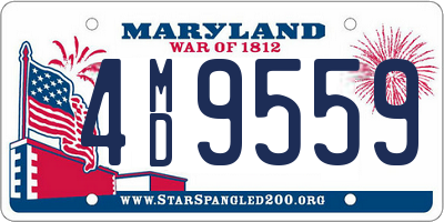 MD license plate 4MD9559