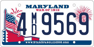 MD license plate 4MD9569