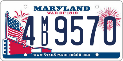 MD license plate 4MD9570