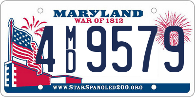 MD license plate 4MD9579