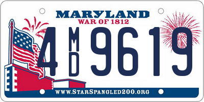 MD license plate 4MD9619