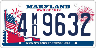 MD license plate 4MD9632