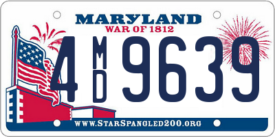 MD license plate 4MD9639