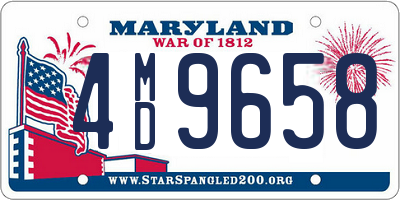 MD license plate 4MD9658