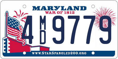 MD license plate 4MD9779
