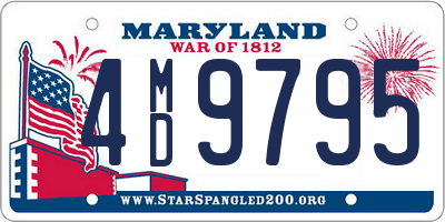 MD license plate 4MD9795