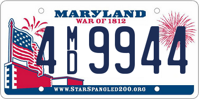 MD license plate 4MD9944