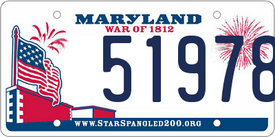 MD license plate 51978