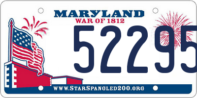 MD license plate 52295