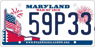MD license plate 59P334