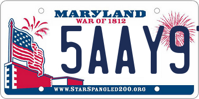 MD license plate 5AAY97