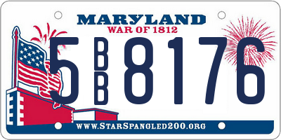 MD license plate 5BB8176