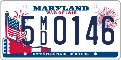 MD license plate 5MD0146