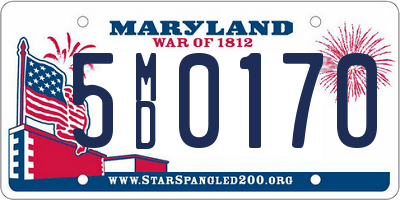 MD license plate 5MD0170